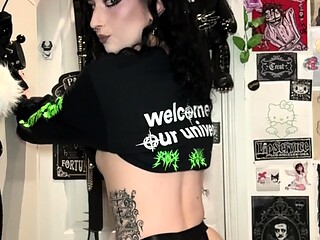 Hottest brunette solo webcam masturbation 2