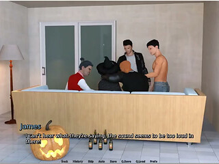 Laura Lustful Secret - Gameplay -roleplay -halloween Tales Part 1 - Emma Joins Truth or Dare Party on Halloween