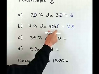 Aprende a sacar el porcentaje De 69