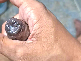 Nude shower show with cum masterbation and jerk off