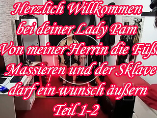 My Mistress Massages My Feet and the Slave Can Express a Wish Part 1-2