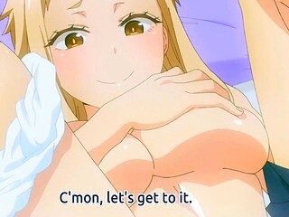 Shy couple fears being caught as he goes all in - HENTAI ENG
