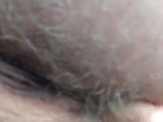 Fingering My Super Hairy Asshole with Moaning