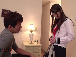 Passionate JAV Star Misaki Yoshimura Warms Up Tasty Cock With Blowjob