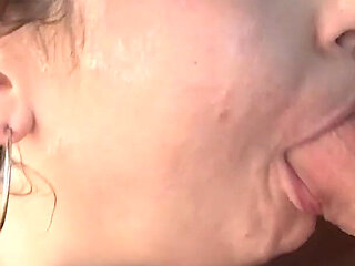 Adriana, Marsha, and Kasey Share a Glass of Cum