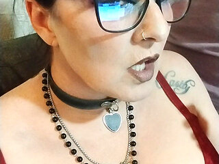 MILF Smoking in a Bra