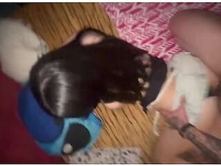 Mi Novia, Morena Tatuada And Tetas Grandes In Rico Well To Mi Trainer