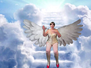 Granny Carmen Angel's Heavenly Missionary Fucked & Creampied Pussy