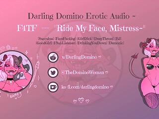 Dominate mistress gives a deepthroat facial ride