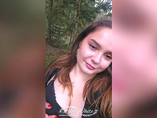 A little walk in the forest to get fucked and take a facial cumshot