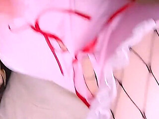 Ass to Mouth Neon Hair Babe Gets a Mouth Full of Cum