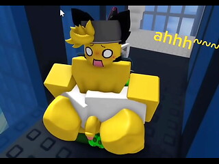 Fucking a Sluty Femboy Noob on a Roblox condo