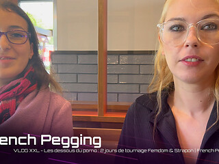 Vlog Xxl - Behind the Scenes of Porn: 2 Days of Femdom & Strapon Filming - French Pegging
