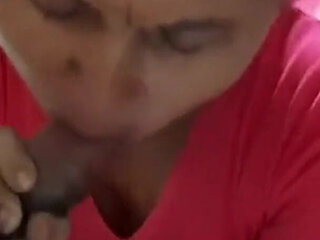 Horny Old Woman Sucking Cock