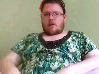 Fat Crossdresser Webcam Show