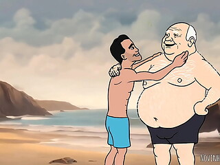 Velho arrotando na cara do Twink
