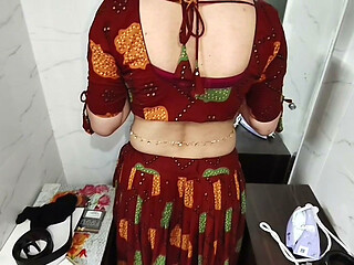 I went to bhabhi's house when her brother not at home and enjoyed a lot with my lovely bhabhi, Full Hindi Viral Video