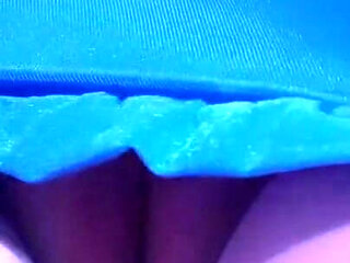 Whats Under Blue Skirt?