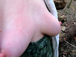 Bouncy Tits Outdoor Slapping & Public Humiliation - Rough Domination 4K