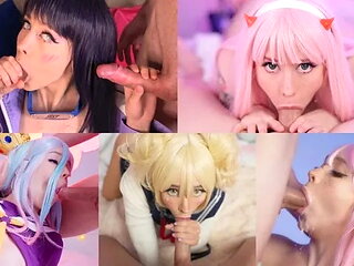 Beste Deep Throat Compilation Cosplay