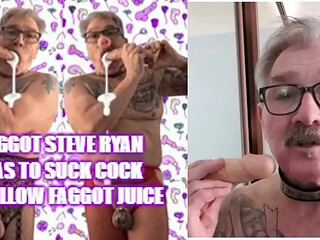 I BEG FOR HUMILIATION DEGRADING EXPOSURE I AM COCK LOVER FAGGOT STEVE RYAN