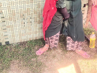 Indian village aunty fucked in Field by her son's friend hot desi Hindi sex video