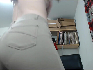 Big Butt Tranny Dildo Fuck Live