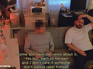 I Suck the Cock of This Hairy Young Plumber and I Ejaculate on His Tigh After He Cums