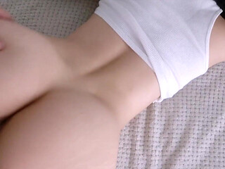 Almost Creampied Asian Tight Pussy During Sleepover