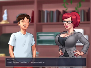 Hot bank manager fucking at office summer time saga game