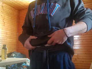 Solo Simp Ties up his balls to worship buttholes completely surrender