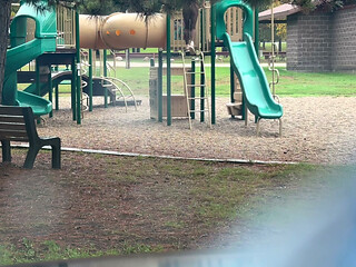 At the public playground