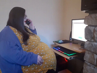 SSBBW secretary humiliated at work by boss - fantasy
