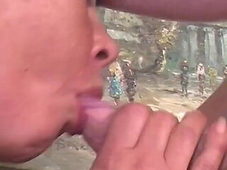 Stunning Mature Slut From Germany Got Pounded in Threeway