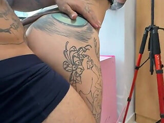 I Fuck My Client Before and After Tattooing Her