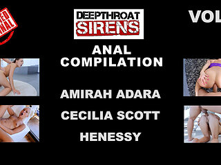 Deepthroat Sirens Compilation 3 Full Scenes Anal, Deepthroat Swallow - Volume 1 Featuring Amirah Adara, Cecelia Scott, Henessy