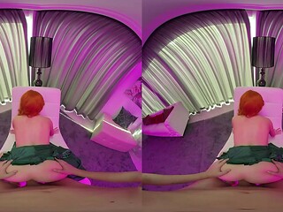 Naughty Wednesday gets a sloppy blowjob from Agnes Demille