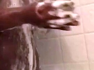 Double Penetration in the Shower with a Sex Toy