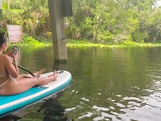 Sneaky in the Springs with Kiki Sweaty Car Sex