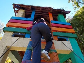 Showing My Big Ass and Giving a Blowjob