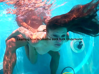 TaliaMint learning how to suck fuck Underwater