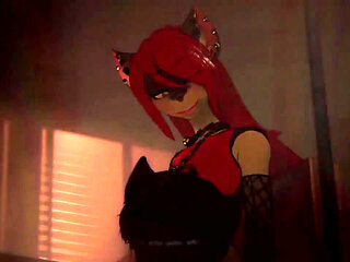 Sledge and Sam Get Busy in a Diner (furry Sex)