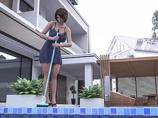 John Denvers Full Family Seduction - Mature MILF Cheats with Young Student in 3D HD
