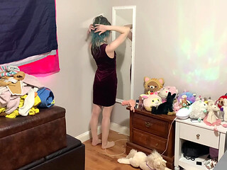 stepdad rips open stepdaughters pantyhose and fucks her hard till he creams all over her ass and hose