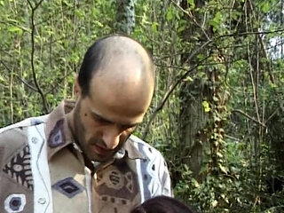 Hot French orgy in the woods with several sluts and a horny shemale