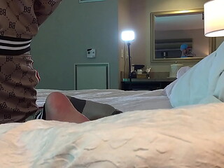 Rapper Fucks Tgirl in Chastity