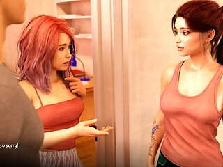 Steamy pc gameplay with an erotic tale featuring a curvy big-ass babe