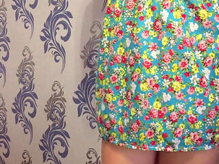 Alice Showed the Body in Front of the Webcam.