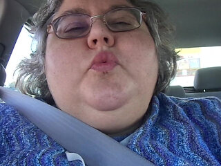 Nurse Vicki SSBBW Smoking in the Car