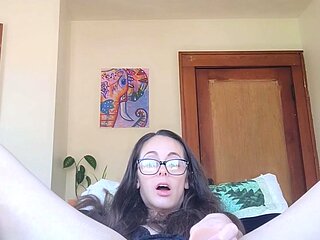 Stacked brunette goes solo toys and masturbation